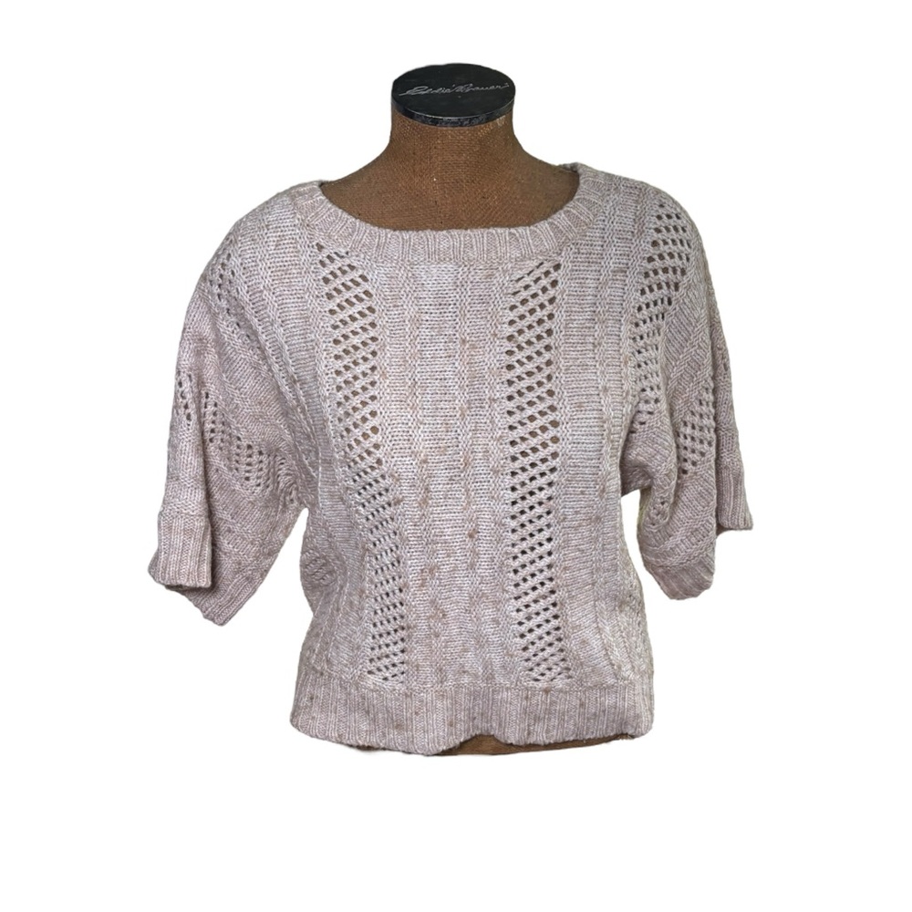 Massimo Beige Knit Sweater Size M